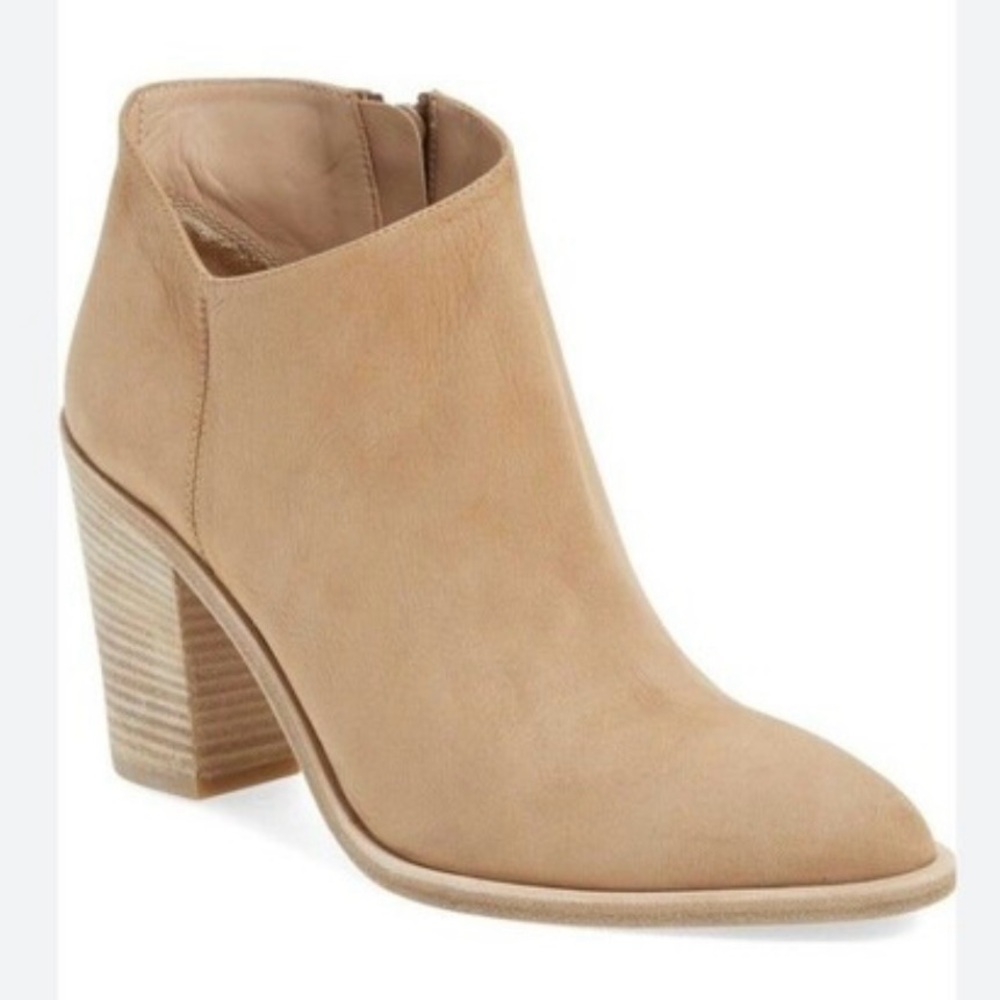 Vince Beige Ankle Booties